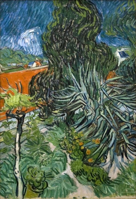 Vincent Van Gogh Doctor Gachets Garden in Auvers France oil painting art